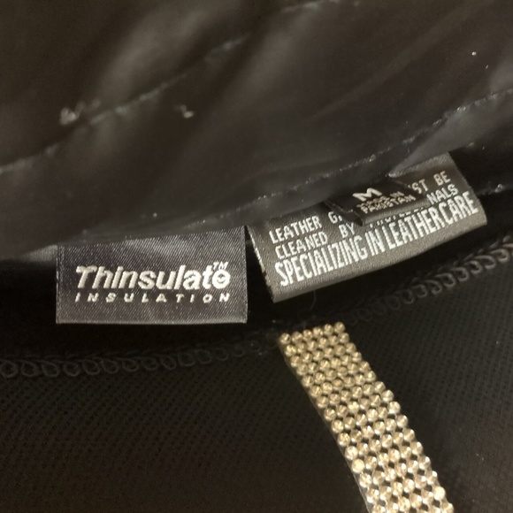 First Classics Women's Black Removable Lined Motorcycle Leather Jacket Size M - Picture 7 of 16